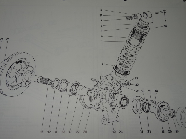 FERRARI 112971 Suspension code 2350 compatible with: FERRARI 328
