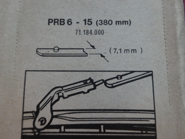 TRICO PRB6 - 15 - 380 mm Car body code 3011 compatible with: FERRARI 250, LANCIA FULVIA, MASERATI 3500 AM101 - detail view