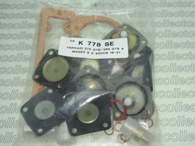 WEBER 40 DCN / K 778 SE Fuel system - Exhaust code 4486 compatible with: FERRARI 275 GTB 4, FERRARI 365 GT4 BB, WEBER WEBER