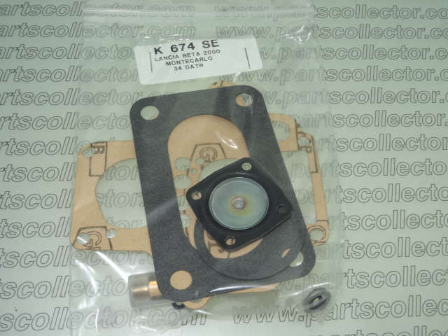 WEBER 34 DATR / K 674 SE Fuel system - Exhaust code 4489 compatible with: LANCIA BETA MONTECARLO, WEBER WEBER