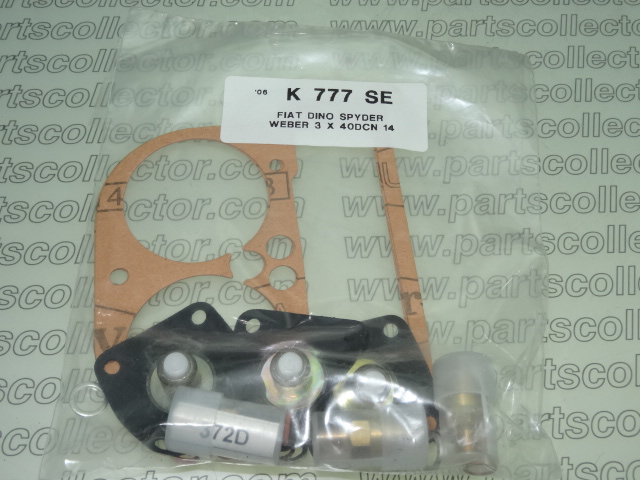 WEBER 40 DCN / K 777 SE Fuel system - Exhaust code 4487 compatible with: FIAT DINO 2400, WEBER WEBER