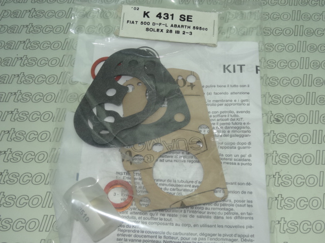 SOLEX 28 IB / K 431 SE Fuel system - Exhaust code 4500 compatible with: FIAT 500, SOLEX SOLEX
