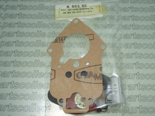 WEBER 30 IBA / K 663 SE Fuel system - Exhaust code 4469 compatible with: AUTOBIANCHI A112, FIAT 127, WEBER WEBER