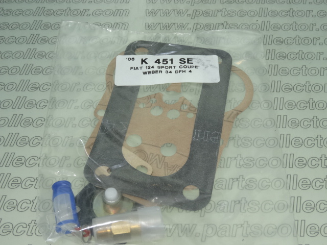 WEBER 34 DFH / K 451 SE Fuel system - Exhaust code 4438 compatible with: FIAT 124, WEBER WEBER