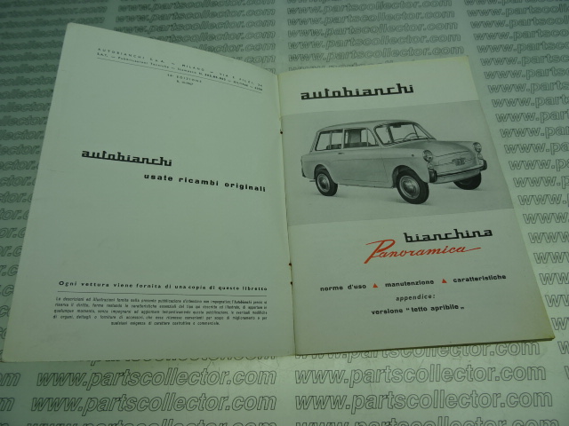 AUTOBIANCHI  Accessories  - Automobilia code 7409 compatible with: AUTOBIANCHI BIANCHINA - additional view
