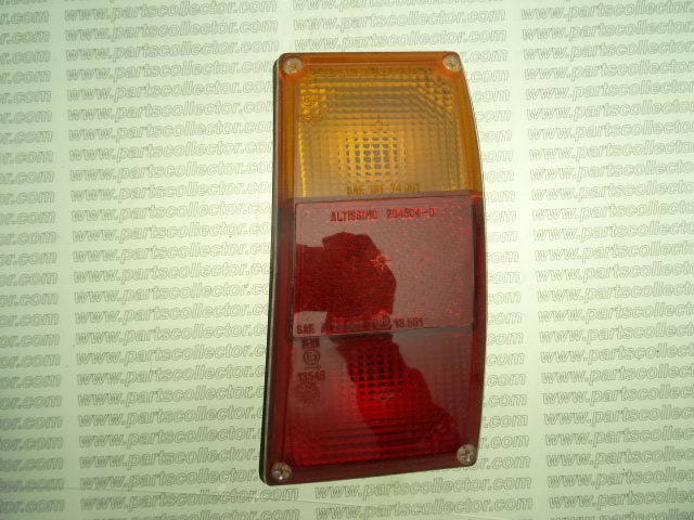 ALTISSIMO LPD 462 Lighting system code 6084 compatible with: ALTISSIMO ALTISSIMO, FIAT 131
