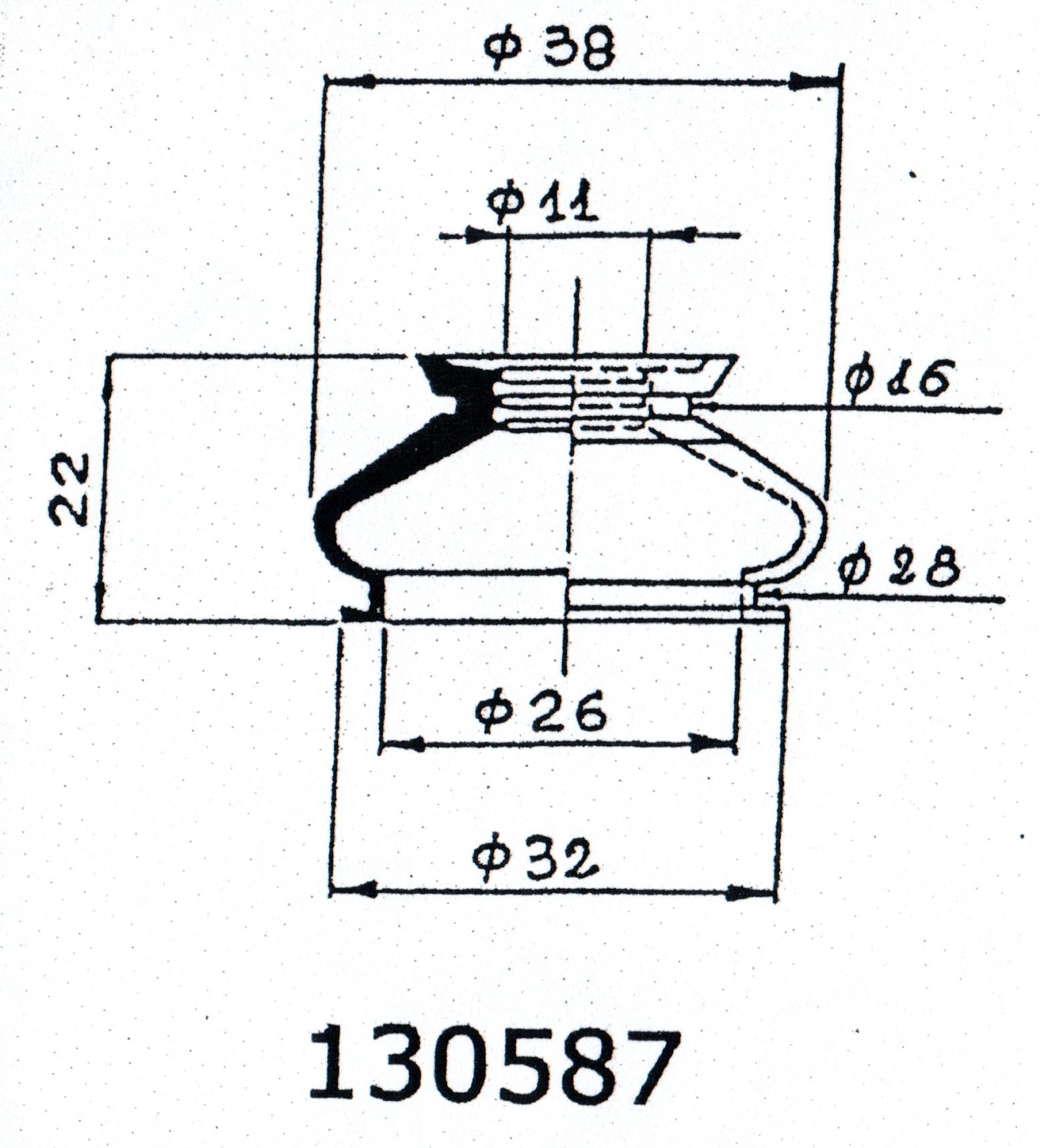 PARTSCOLLECTOR 130587 Suspension code 6297