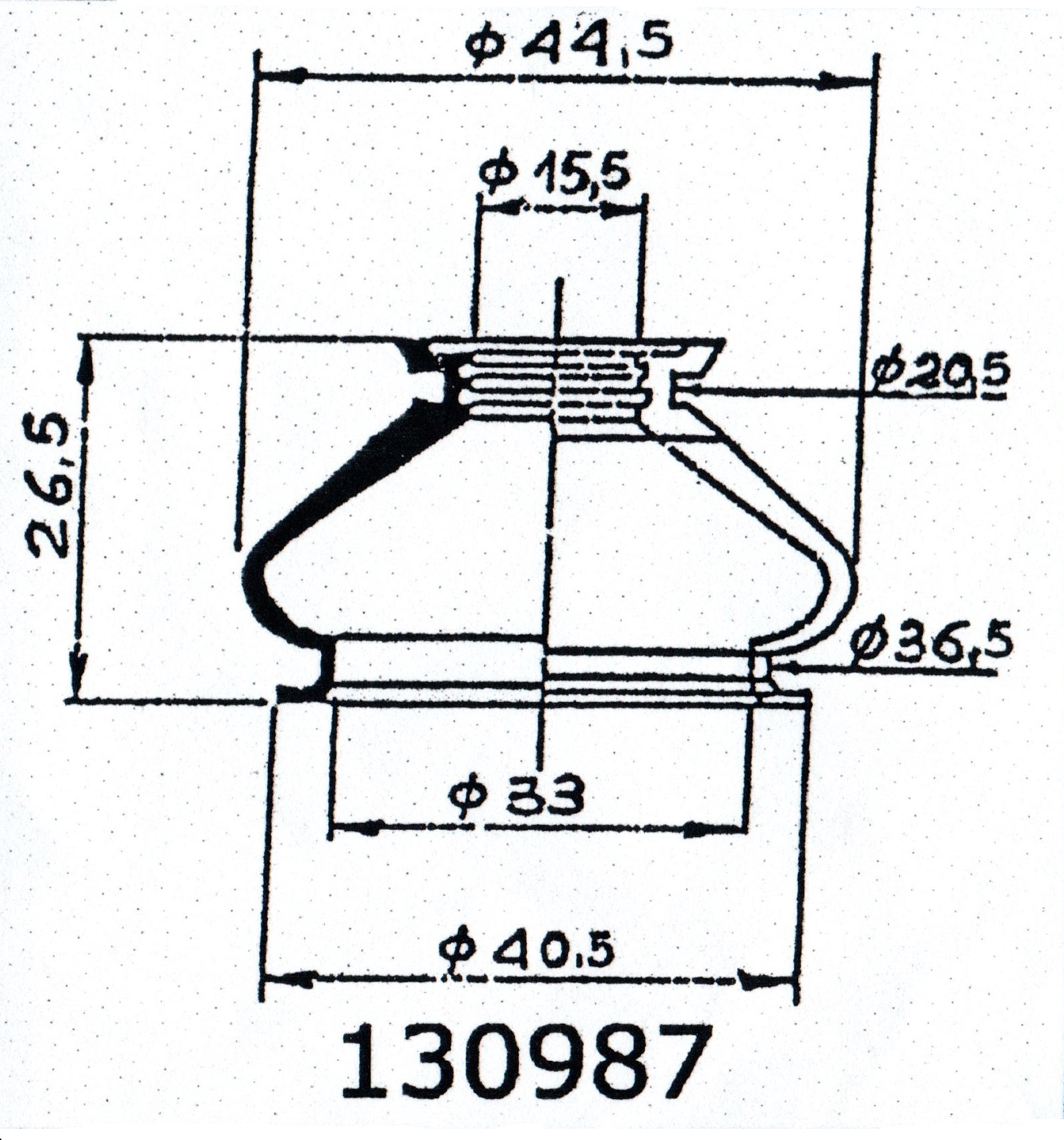 PARTSCOLLECTOR 130987 Suspension code 6301