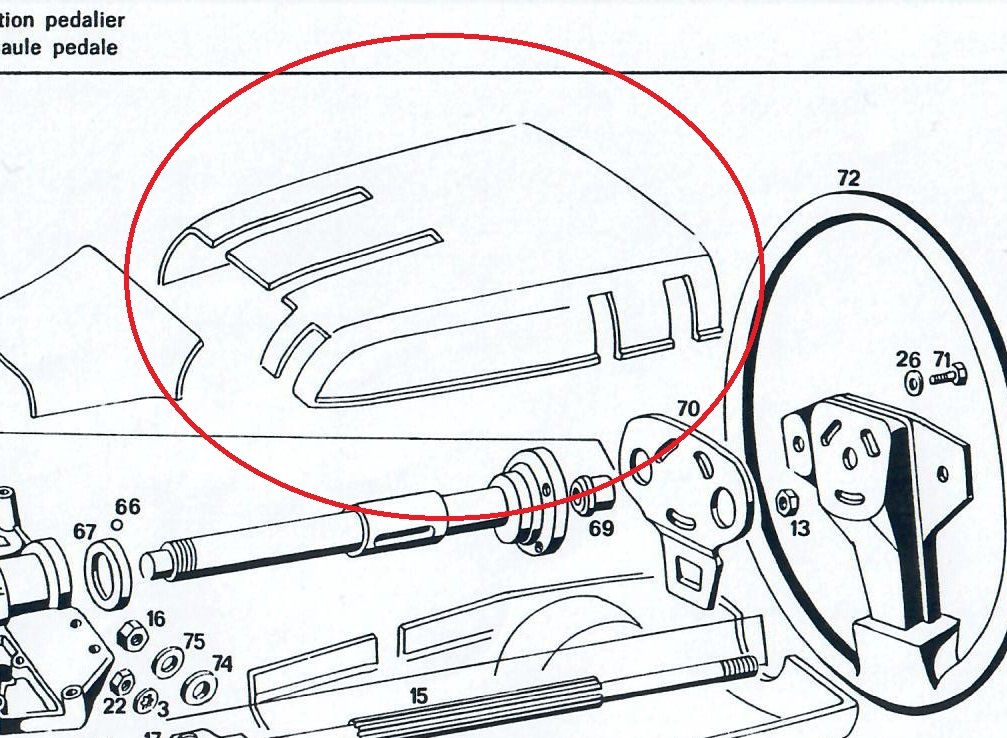 MASERATI  Car body code 11326 compatible with: MASERATI MERAK AM122, MASERATI MERAK SS AM122A - detail view