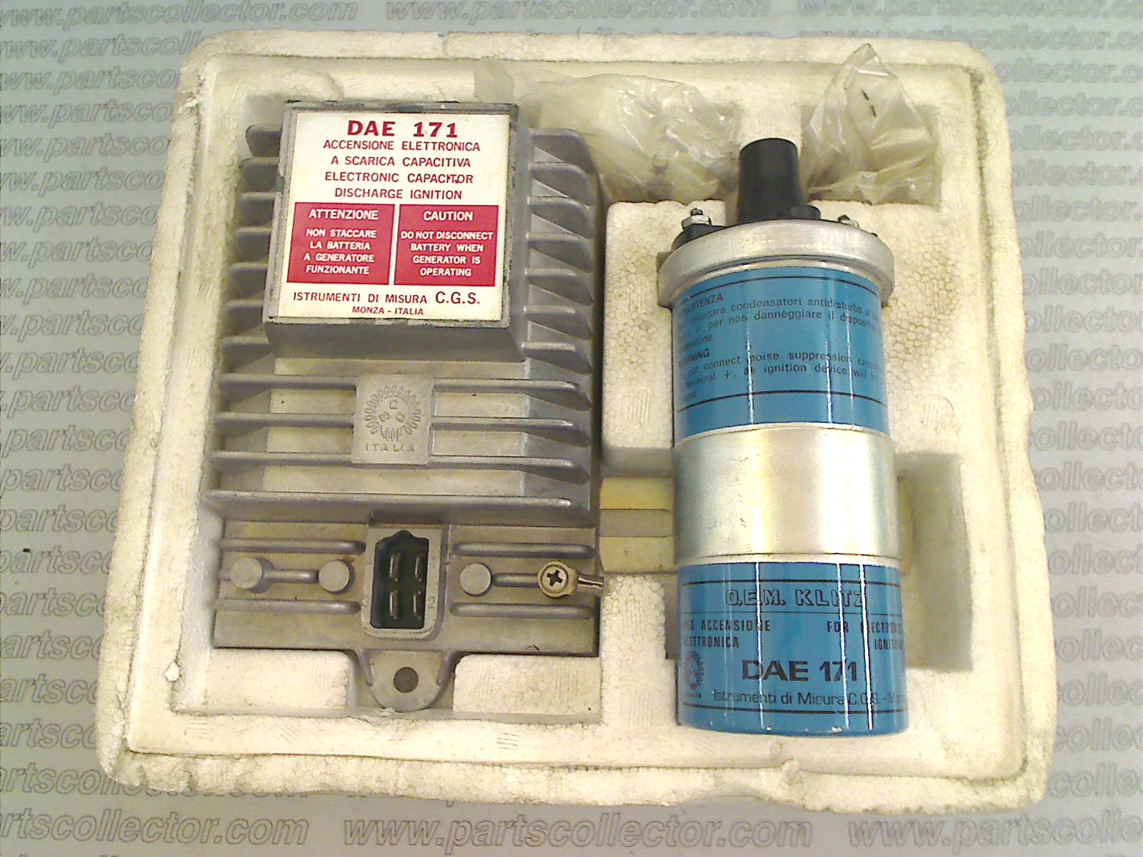 CGS DAE 171 Ignition code 13222 compatible with: ALFA ROMEO GIULIA 1300  105, FIAT 127, FIAT 128