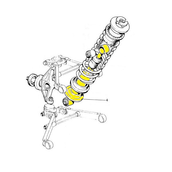 KONI - FERRARI 103265 Suspension code 16820 compatible with: FERRARI 365 GT4 BB, FERRARI 512BB, FERRARI 512BBi