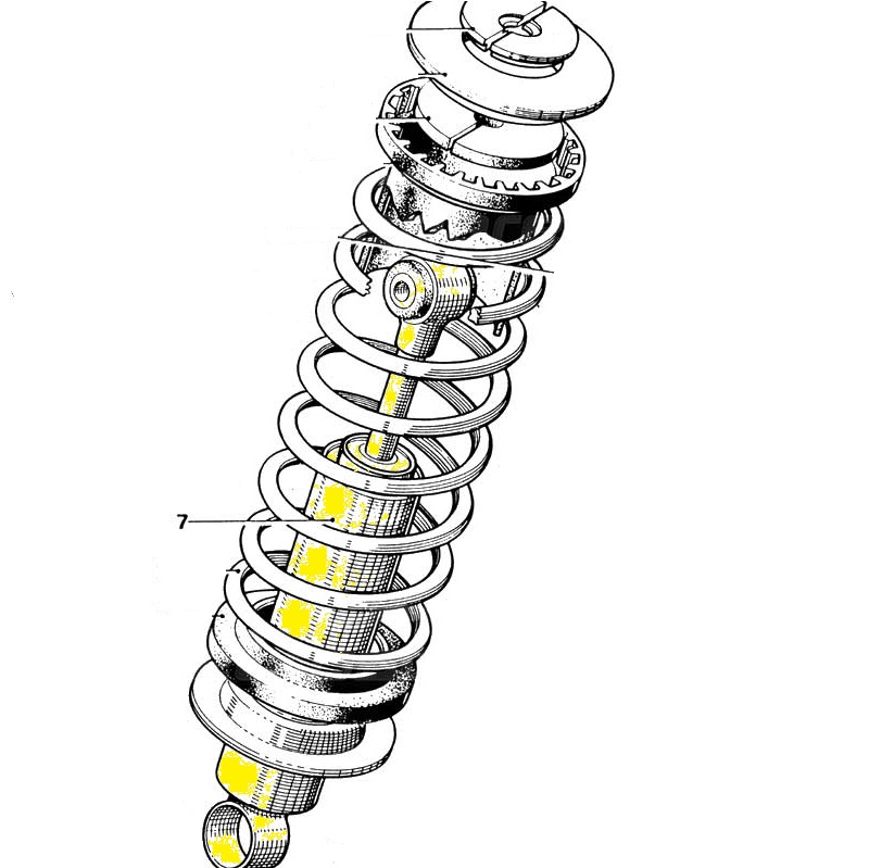 KONI - FERRARI 601019 Suspension code 16816 compatible with: FERRARI 330 GTC