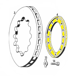 MASERATI 116 FP 65884 Brake system code 16762 compatible with: MASERATI BORA AM117, MASERATI INDY AM116, MASERATI MERAK SS AM122A