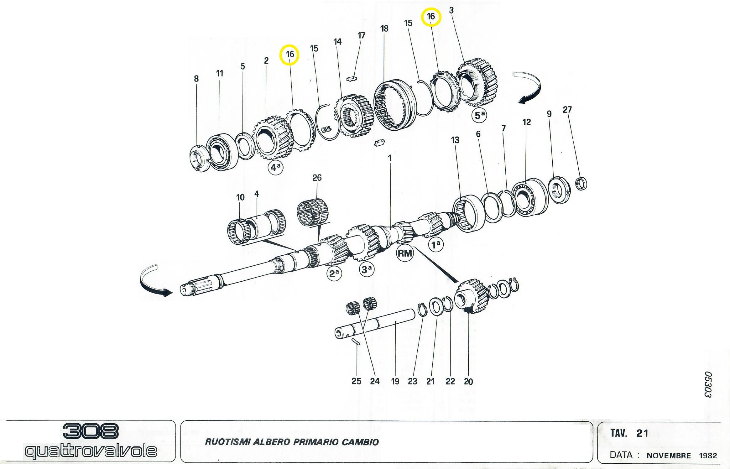 FERRARI 106048 Transmission code 14031 compatible with: FERRARI 208, FERRARI 208 TURBO, FERRARI 308, FERRARI 308 4V, FERRARI 308 GT4, FERRARI 308 GTB GTS, FERRARI 328, FERRARI 348, FERRARI 365 GT4 BB, FERRARI 512BB, FERRARI 512BBi, FERRARI 512M, FERRARI 512TR, FERRARI MONDIAL, FERRARI MONDIAL T, FERRARI TESTAROSSA - detail view
