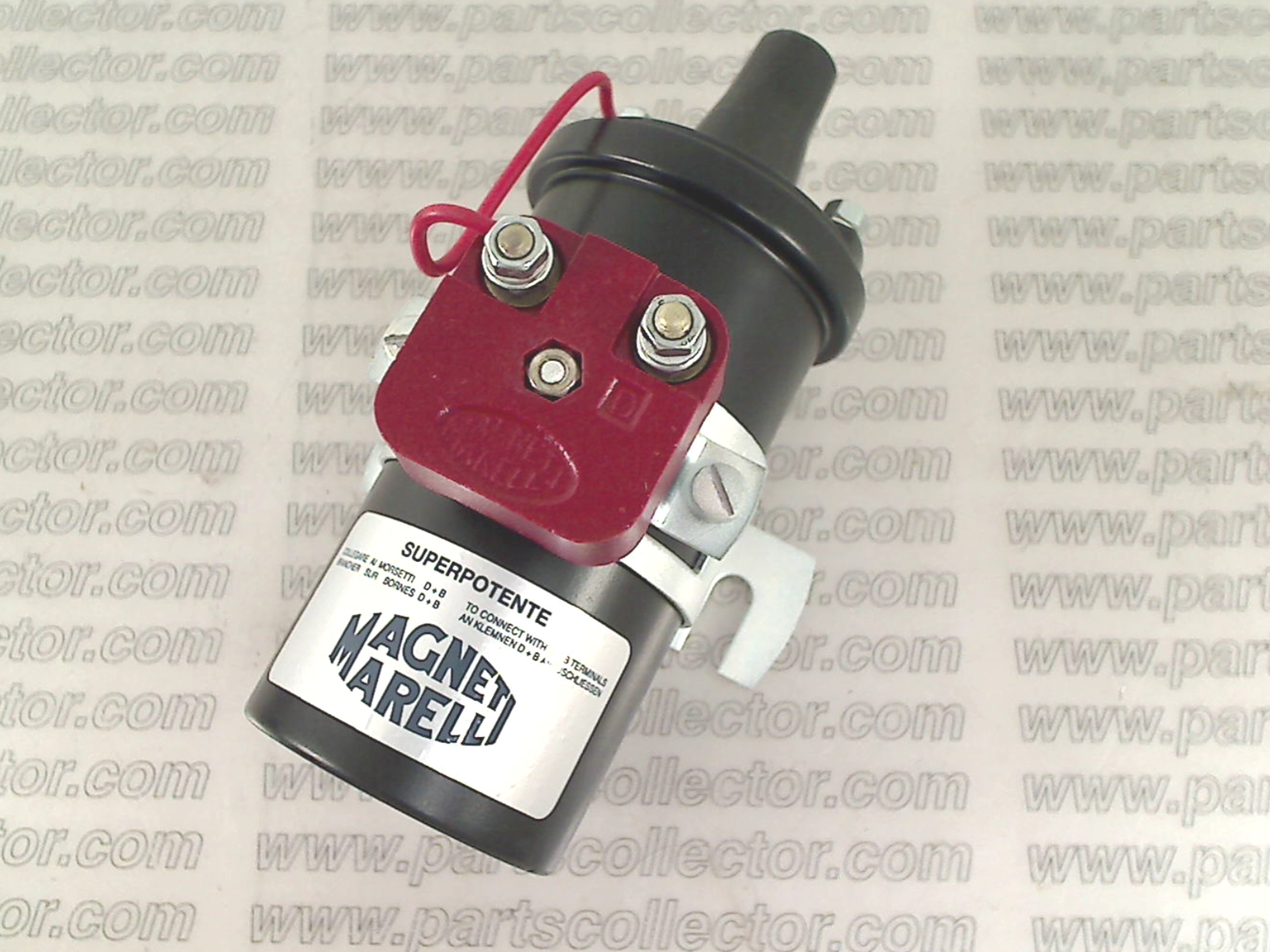 MAGNETI MARELLI 29321 - 100262 - 109584 Ignition code 1369 compatible with: FERRARI 208 GT4, FERRARI 246 DINO, FERRARI 250, FERRARI 275 GTB 2, FERRARI 275 GTS, FERRARI 308 GT4, FERRARI 308 GTB GTS, FERRARI 365 GT 2+2, FERRARI 365 GT4 2+2, FERRARI 365 GTB4 DAYTONA, FERRARI 365 GTC4 , FERRARI 400, LAMBORGHINI LAMBORGHINI, LANCIA LANCIA, MAGNETI MARELLI MAGNETI MARELLI, MASERATI MASERATI - additional view