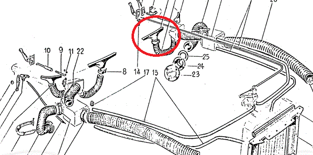 FERRARI 242-86-104-07 Car body code 17618 compatible with: FERRARI 330 GT 2+2 - detail view