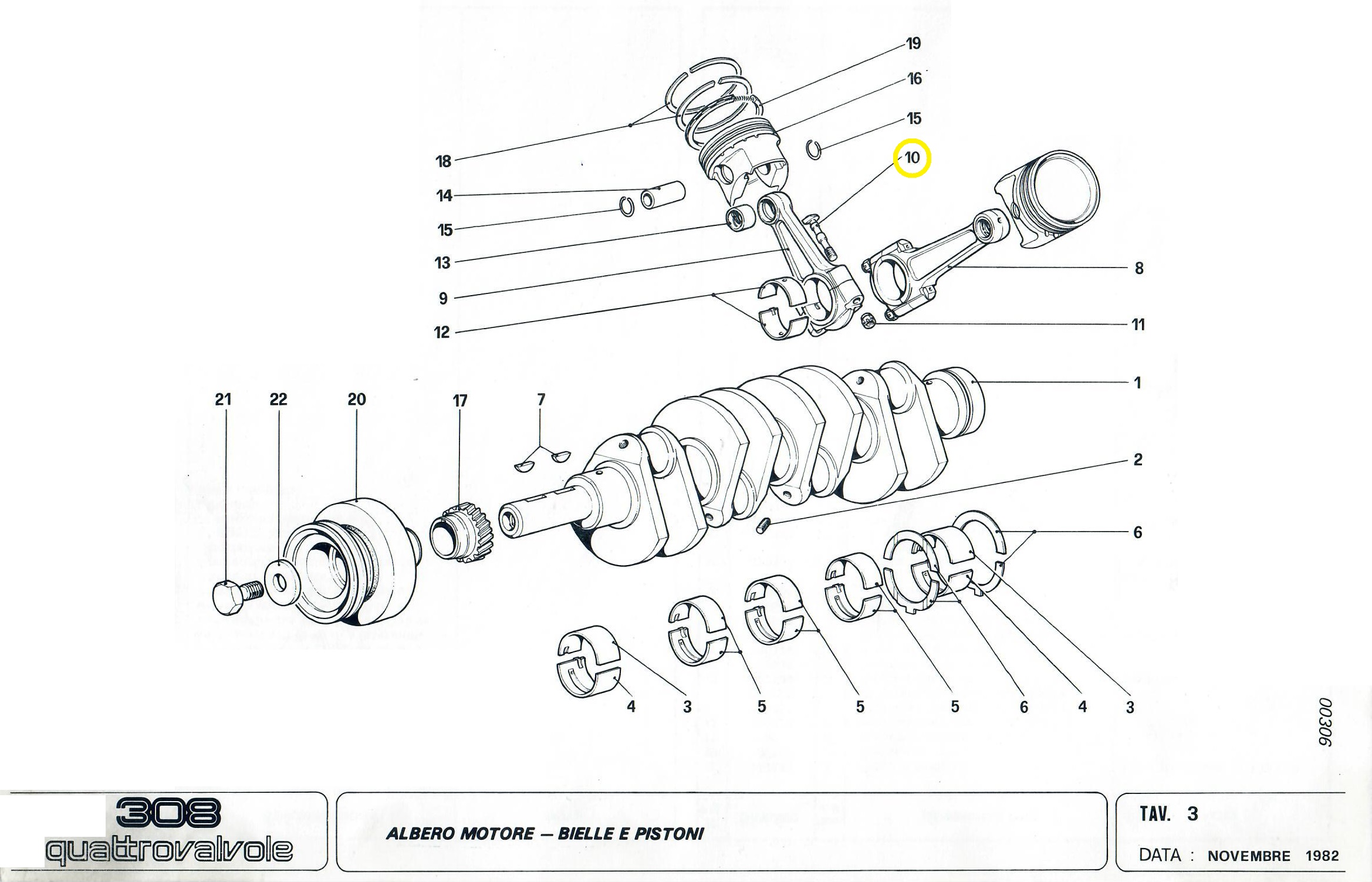FERRARI 100156 Engine code 14979 compatible with: FERRARI 208, FERRARI 288 GTO, FERRARI 308, FERRARI 308 4V, FERRARI 308 GT4, FERRARI 308 GTB GTS, FERRARI 328, FERRARI 348, FERRARI 365 GT4 2+2, FERRARI 365 GT4 BB, FERRARI 365 GTB4 DAYTONA, FERRARI 365 GTC4 , FERRARI 400, FERRARI 412, FERRARI 512BB, FERRARI 512BBi, FERRARI 512TR, FERRARI F40, FERRARI MONDIAL, FERRARI MONDIAL T - additional view