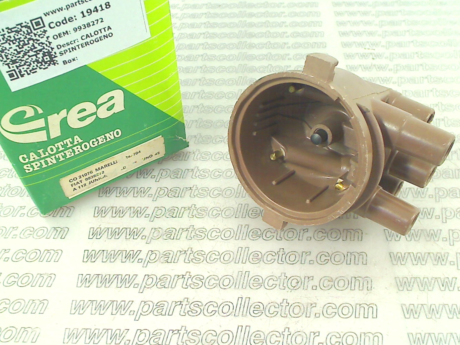 FIAT 9938272 Ignition code 19418 compatible with: AUTOBIANCHI A112, FIAT PANDA, FIAT REGATA, FIAT UNO - additional view