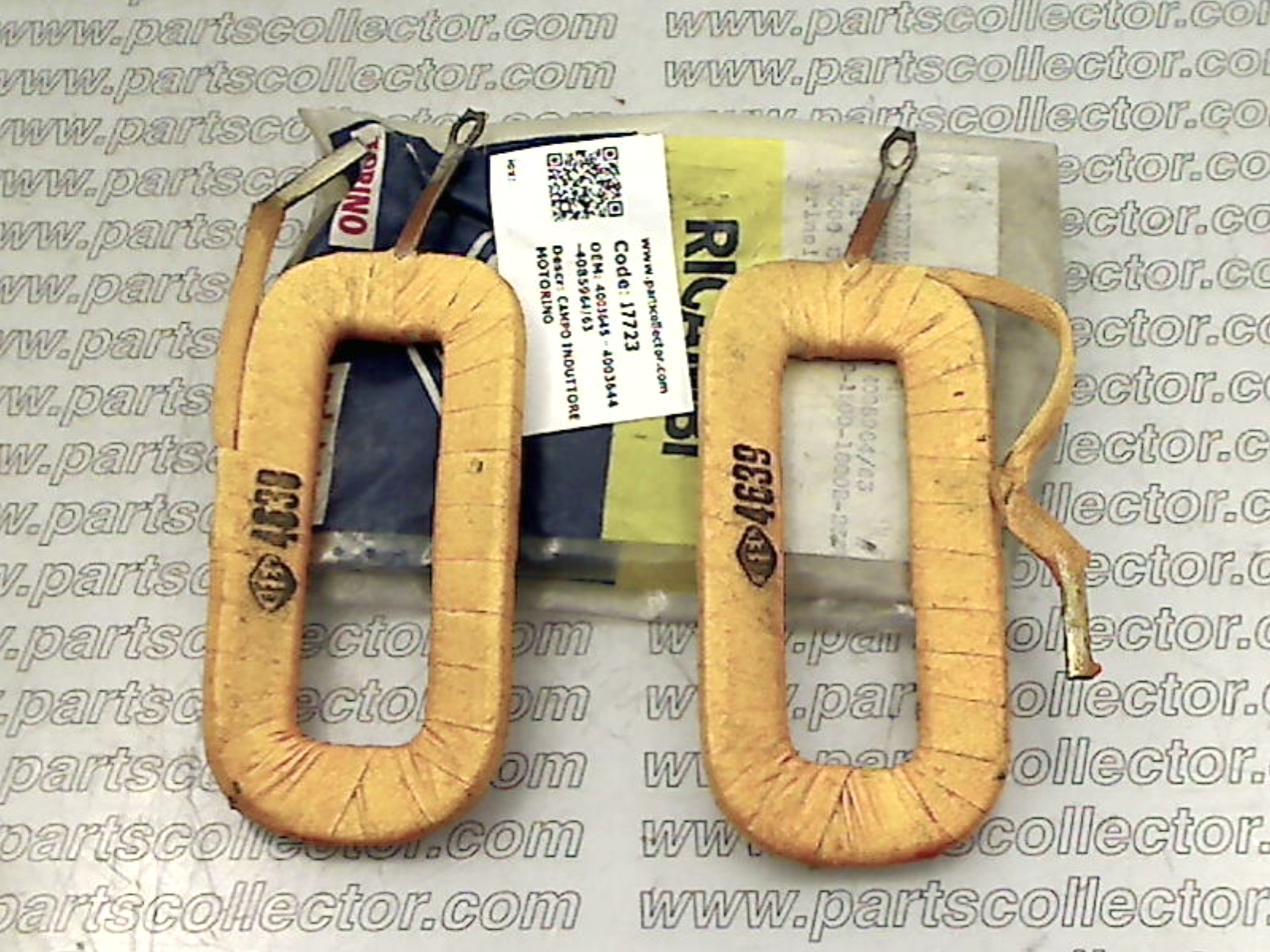 FIAT 4003645 - 4003644 -4085964/63 Electrical system code 17723 compatible with: FIAT 1300, FIAT 1500, FIAT 1800, FIAT 2300