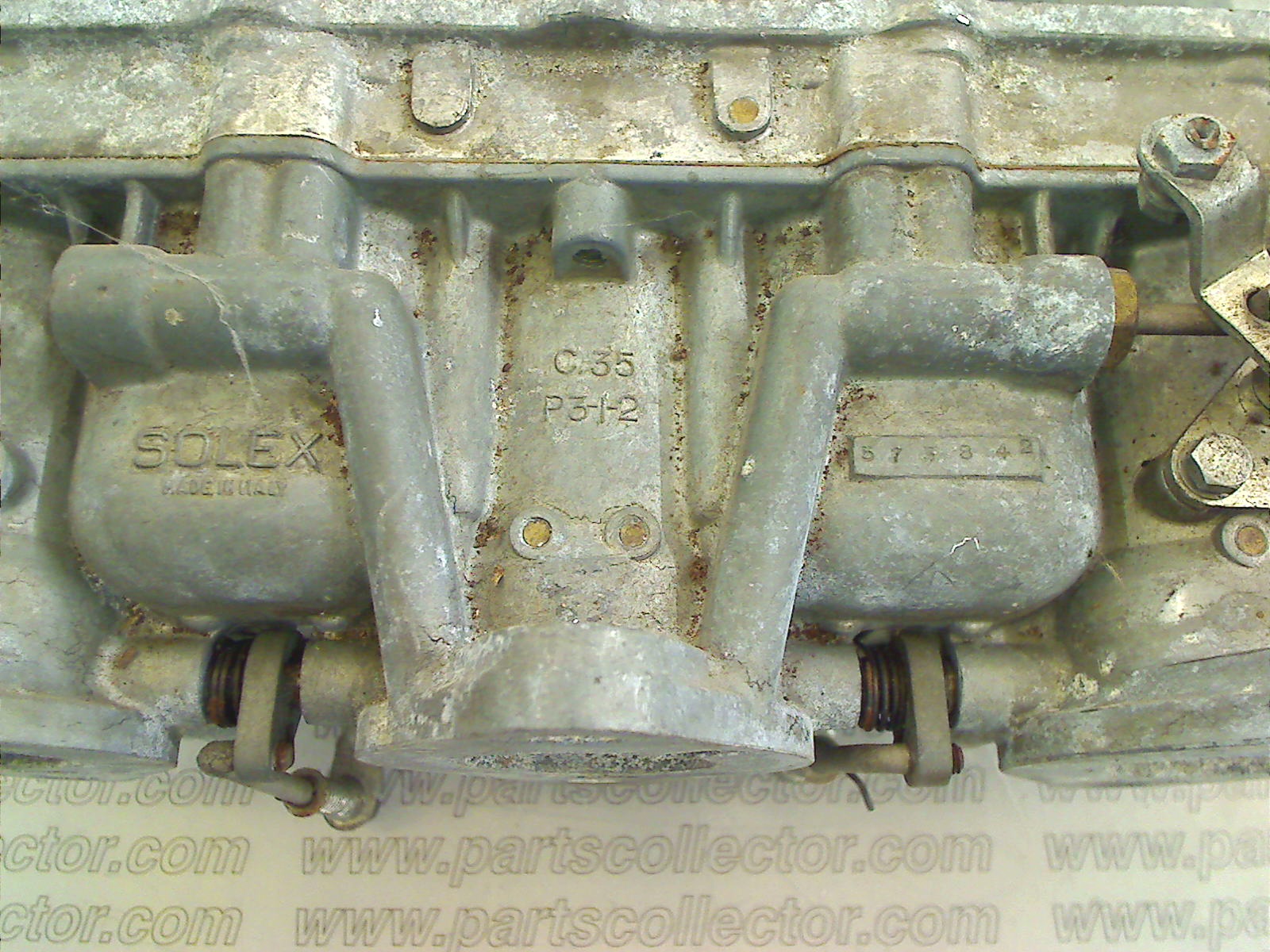 SOLEX C.35 P3-1-2 Fuel system - Exhaust code 14526 compatible with: LANCIA FLAMINIA, SOLEX SOLEX - detail view