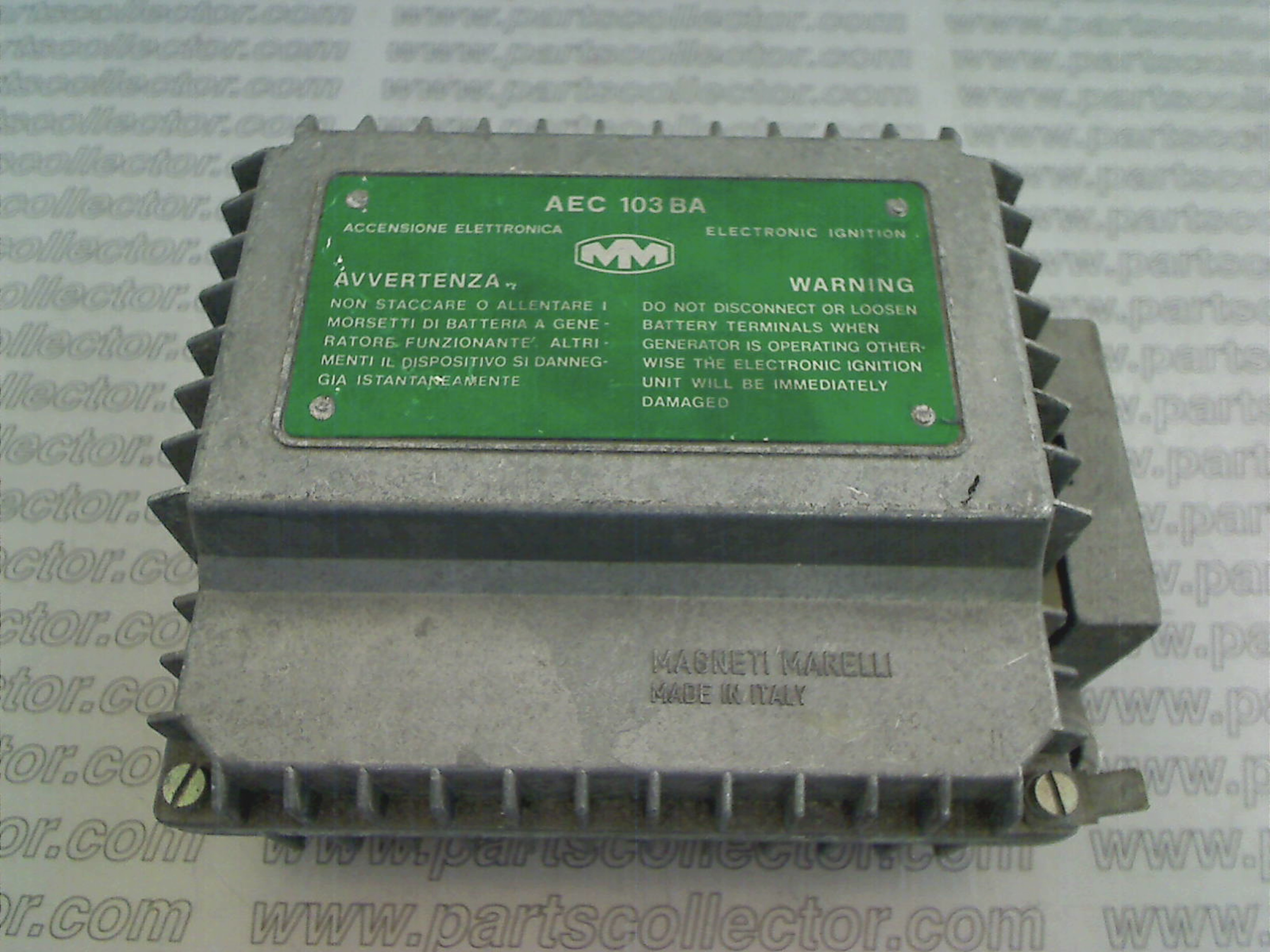 MAGNETI MARELLI AEC103BA Ignition code 14815 compatible with: MAGNETI MARELLI MAGNETI MARELLI