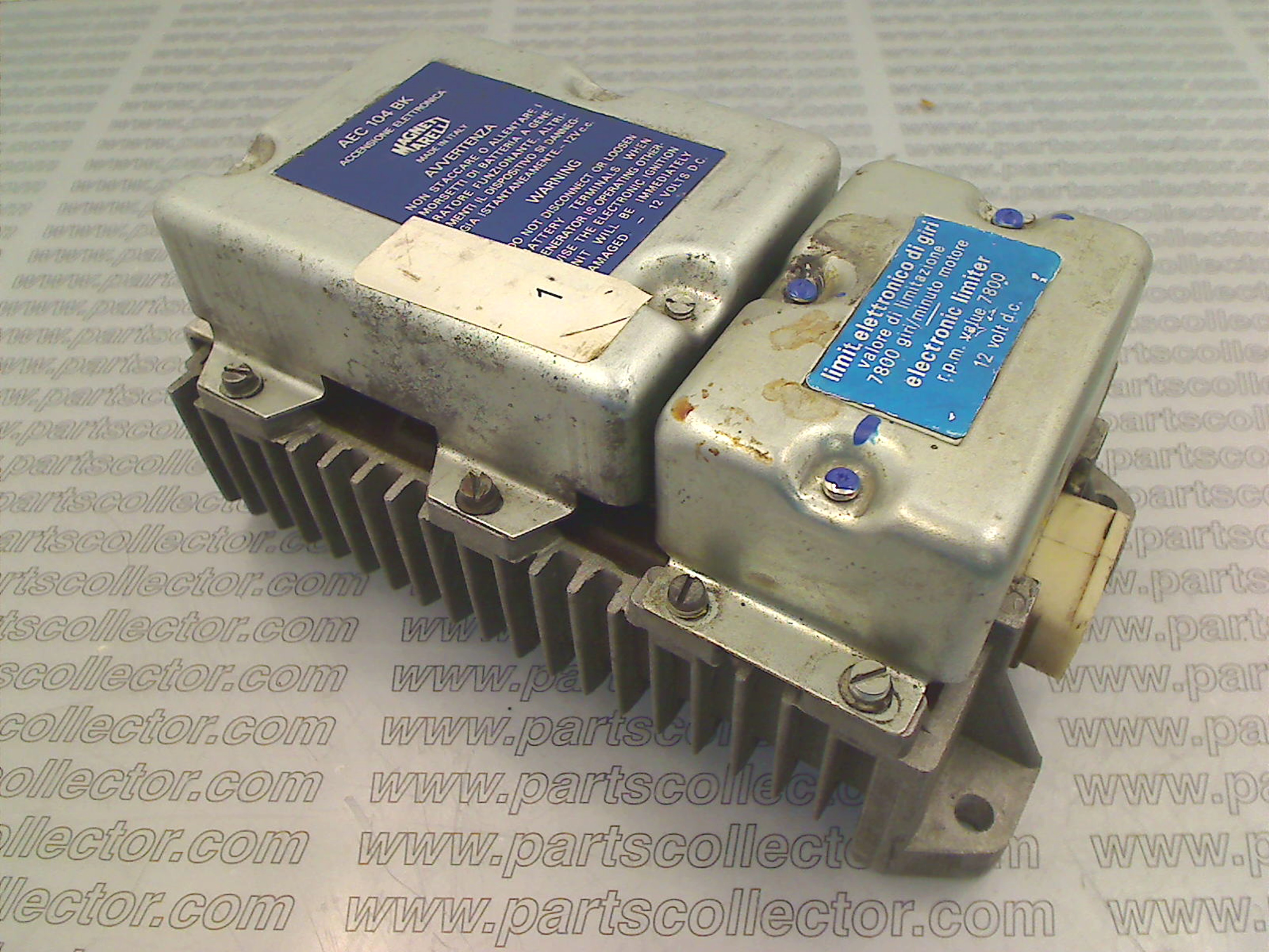 MAGNETI MARELLI AEC 104 BK Ignition code 13500 compatible with: FERRARI 365 GT4 BB, FERRARI 512BB, MAGNETI MARELLI MAGNETI MARELLI