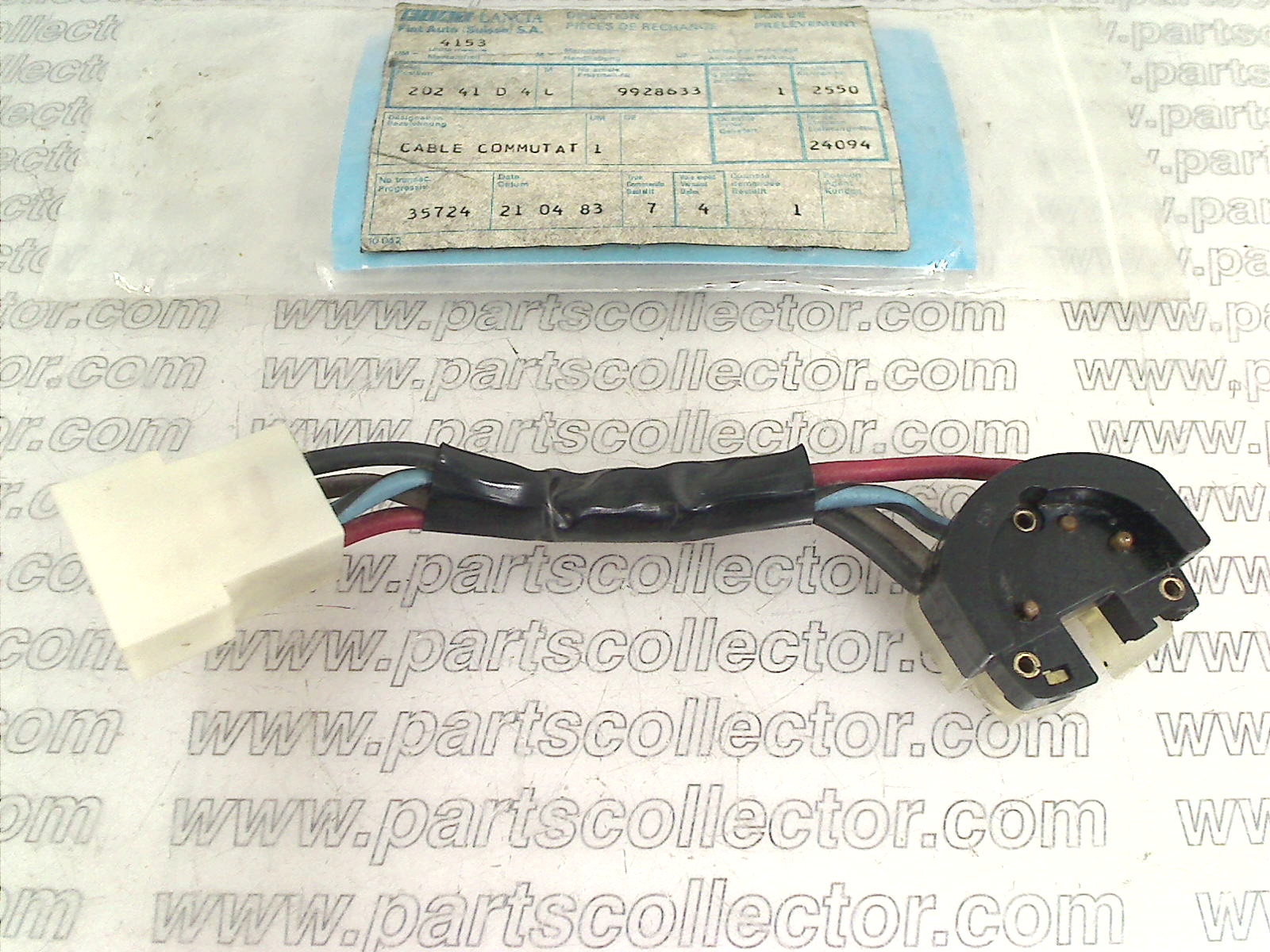 AUTOBIANCHI 9928633 Electrical system code 19371 compatible with: AUTOBIANCHI A112