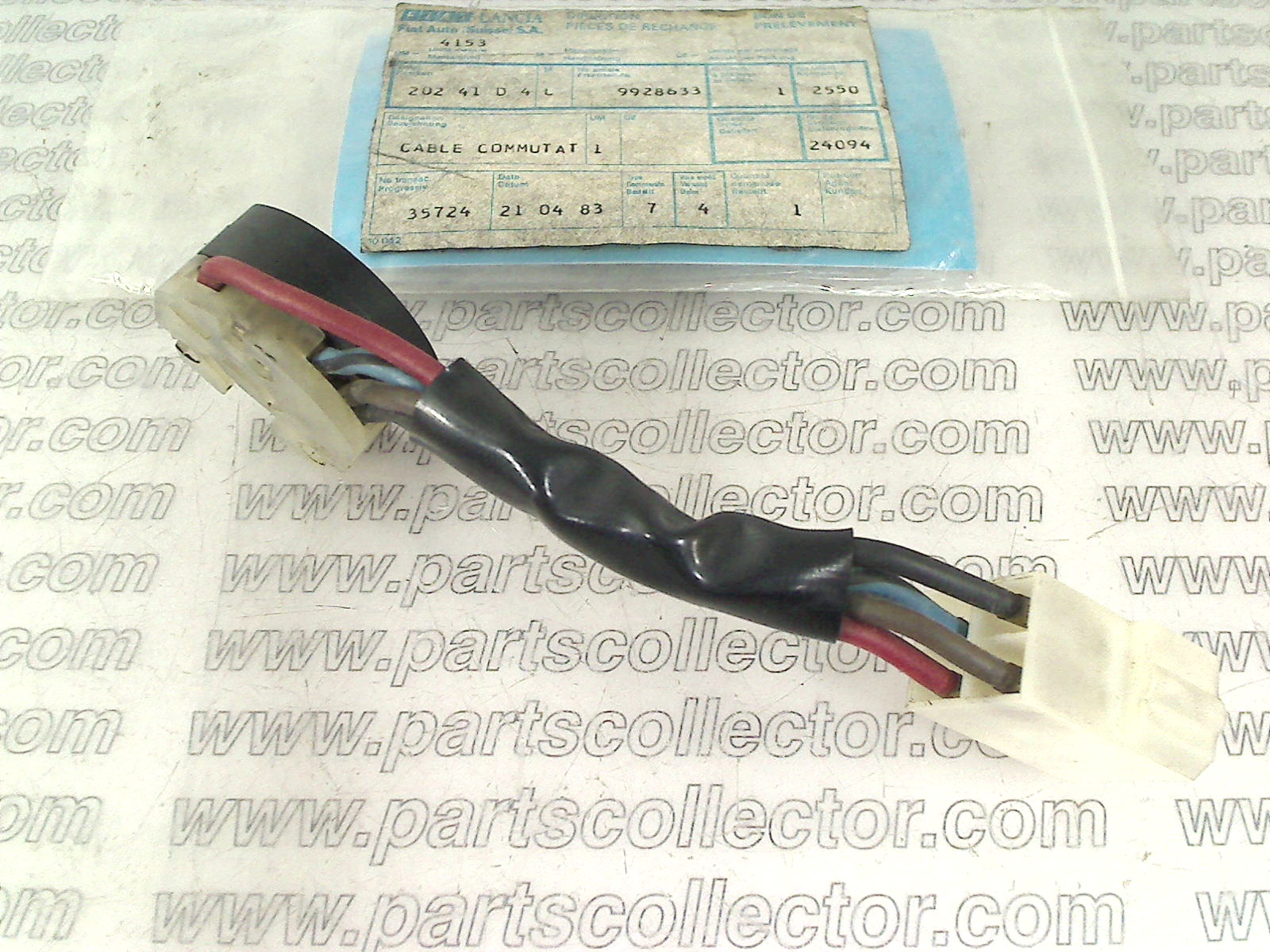 AUTOBIANCHI 9928633 Electrical system code 19371 compatible with: AUTOBIANCHI A112 - additional view