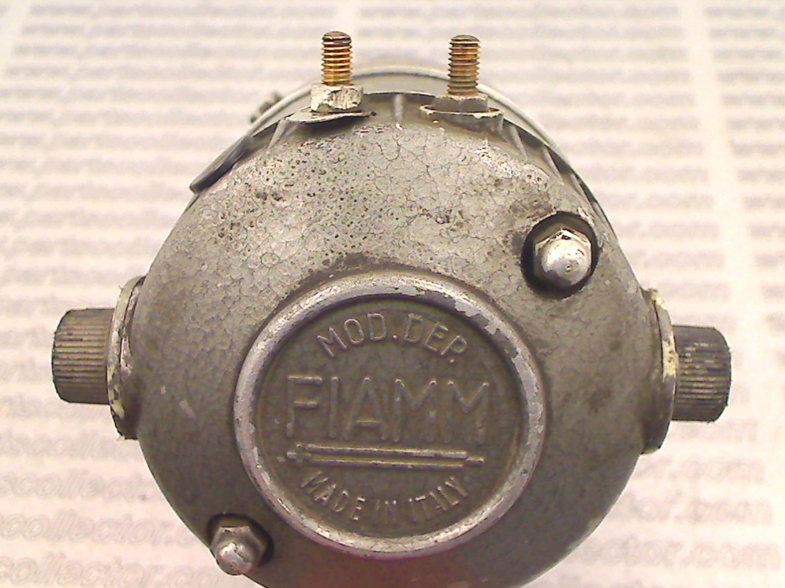 FIAMM ROAD MASTER MC/2 I Electrical system code 17663 - detail view