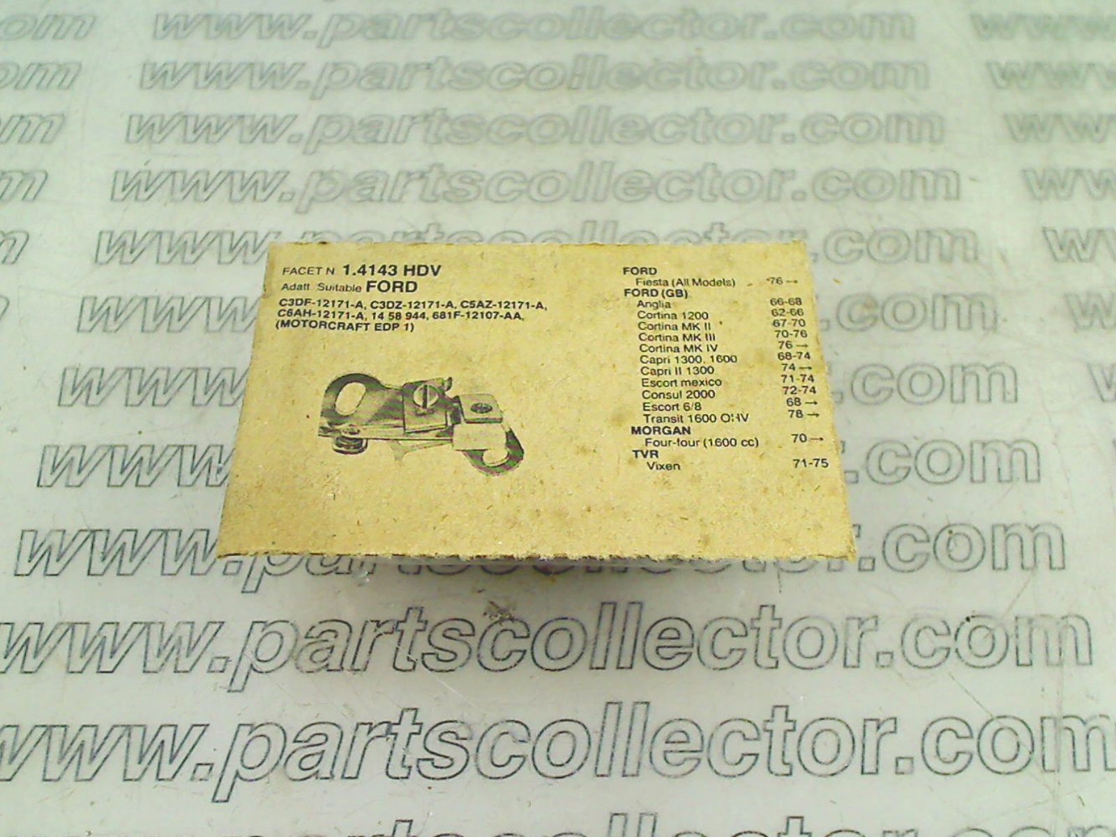 FACET 1.4143 HDV Ignition code 19442 compatible with: FACET FACET, OTHERS FORD - detail view