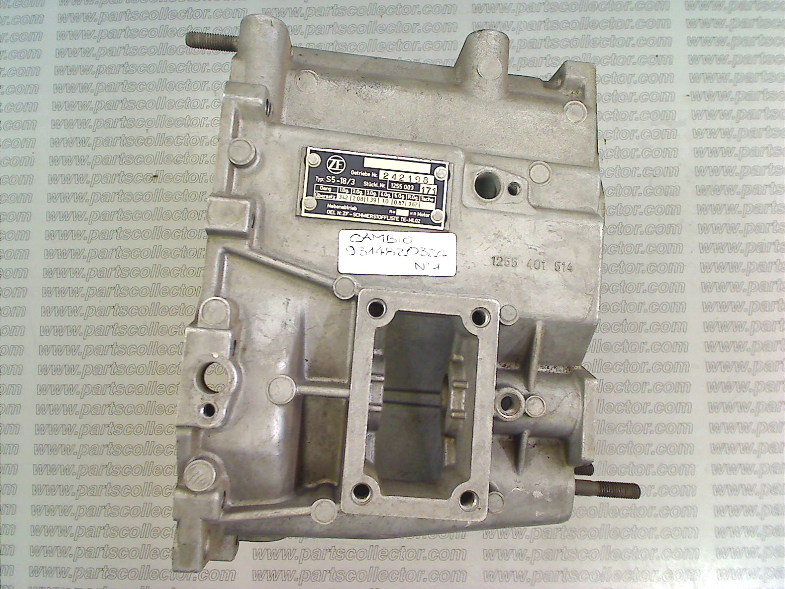 ZF 1255401514 Transmission code 13383 compatible with: ALFA ROMEO MONTREAL, BMW 2002 TURBO, FIAT DINO 2400, MASERATI BITURBO, MASERATI QUATTROPORTE III AM330