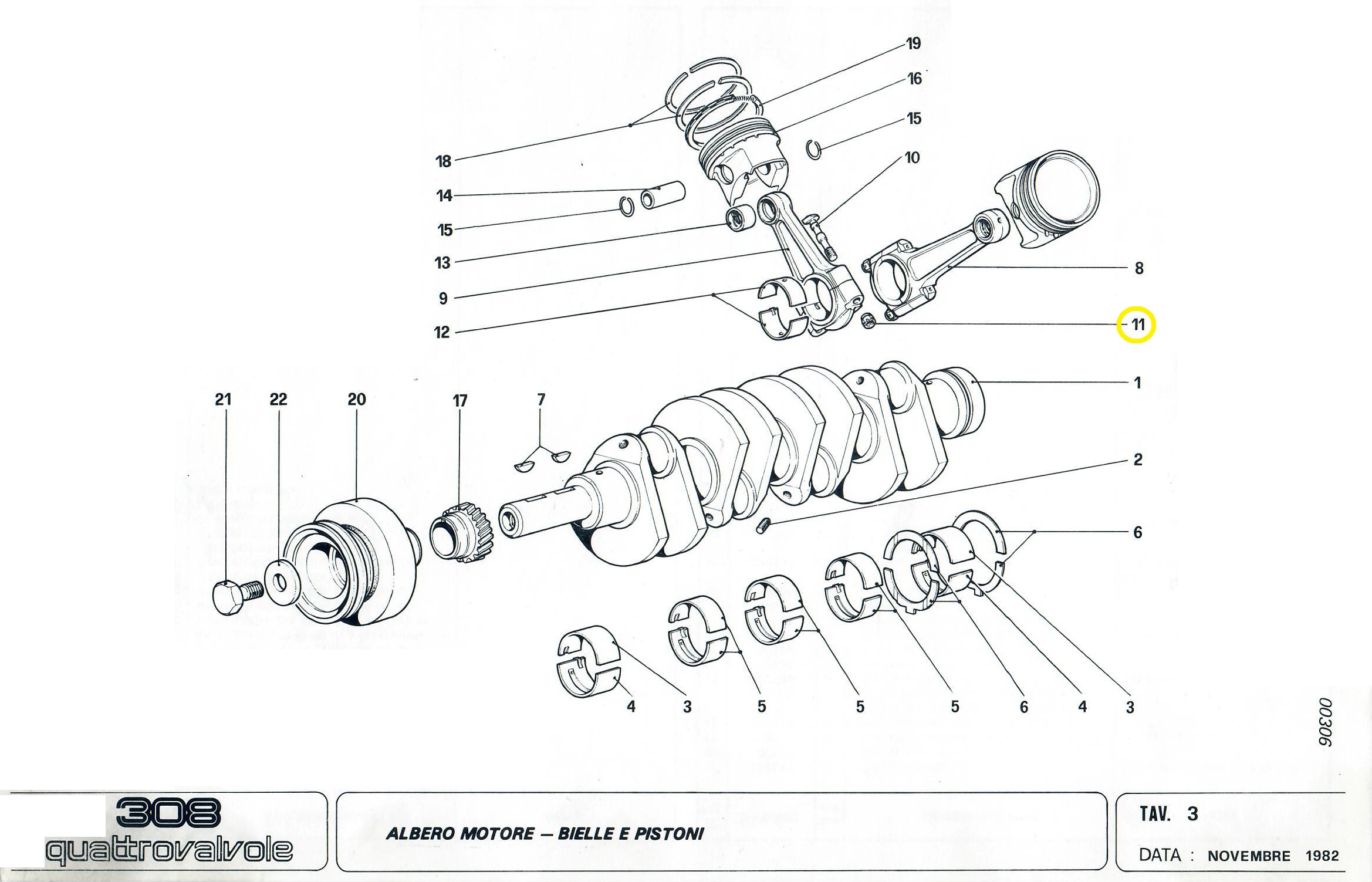 FERRARI 104011 Engine code 6170 compatible with: FERRARI 246 DINO, FERRARI 250, FERRARI 250 GTE, FERRARI 330, FERRARI 365 GT 2+2, FERRARI 365 GT4 2+2, FERRARI 365 GT4 BB, FERRARI 365 GTB4 DAYTONA, FERRARI 365 GTC4 , FIAT DINO 2400 - additional view