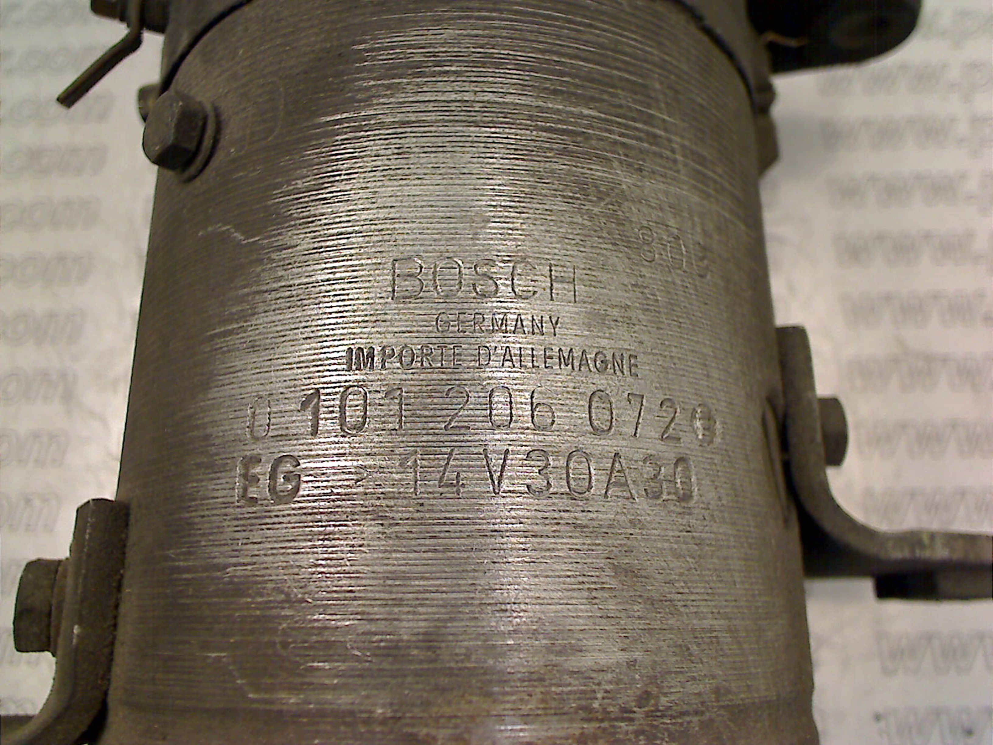 BOSCH 0101206072 EG 14V30A30 Electrical system code 17757 compatible with: BOSCH BOSCH, LANCIA FULVIA 2C