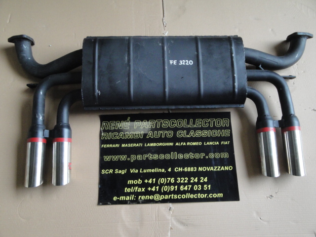 ANSA FE 3220 Fuel system - Exhaust code 998 compatible with: ANSA ANSA, EXHAUST-MARMITTE FERRARI, FERRARI 308 4V