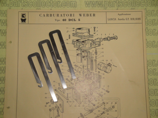 WEBER 3558 / 2879 / 3499 / 6796A Fuel system - Exhaust code 1173 compatible with: WEBER WEBER