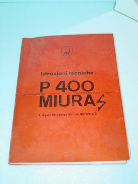 Lamborghini  Accessories  - Automobilia code 114 compatible with: LAMBORGHINI MIURA