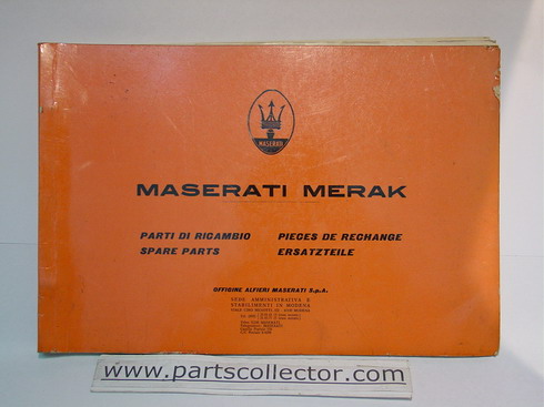 Accessories  - Automobilia code 393 compatible with: MASERATI MERAK AM122