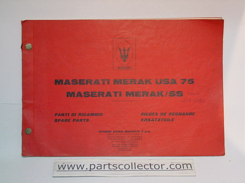 Accessories  - Automobilia code 394 compatible with: MASERATI MERAK SS AM122A