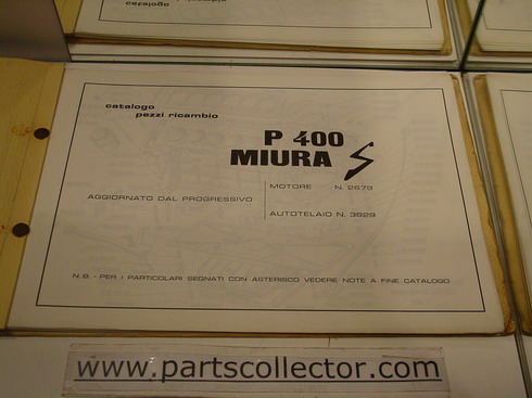LAMBORGHINI  Accessories  - Automobilia code 463 compatible with: LAMBORGHINI MIURA - additional view