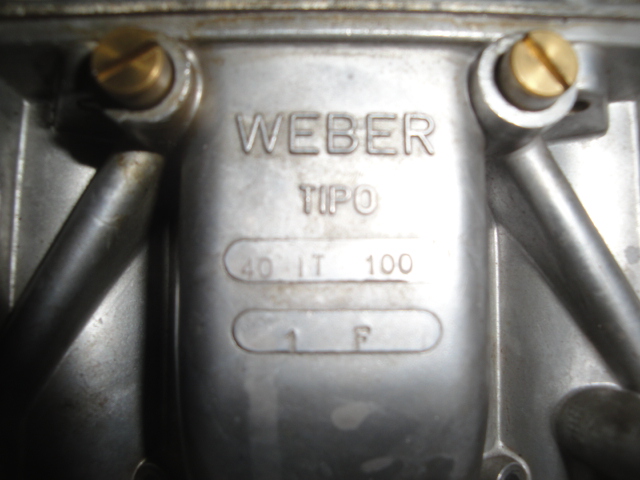 WEBER 40 IT 100  1F Fuel system - Exhaust code 1356 compatible with: WEBER WEBER - additional view