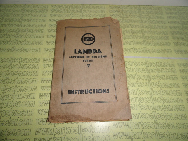 LANCIA  Accessories  - Automobilia code 1373 compatible with: LANCIA LAMBDA