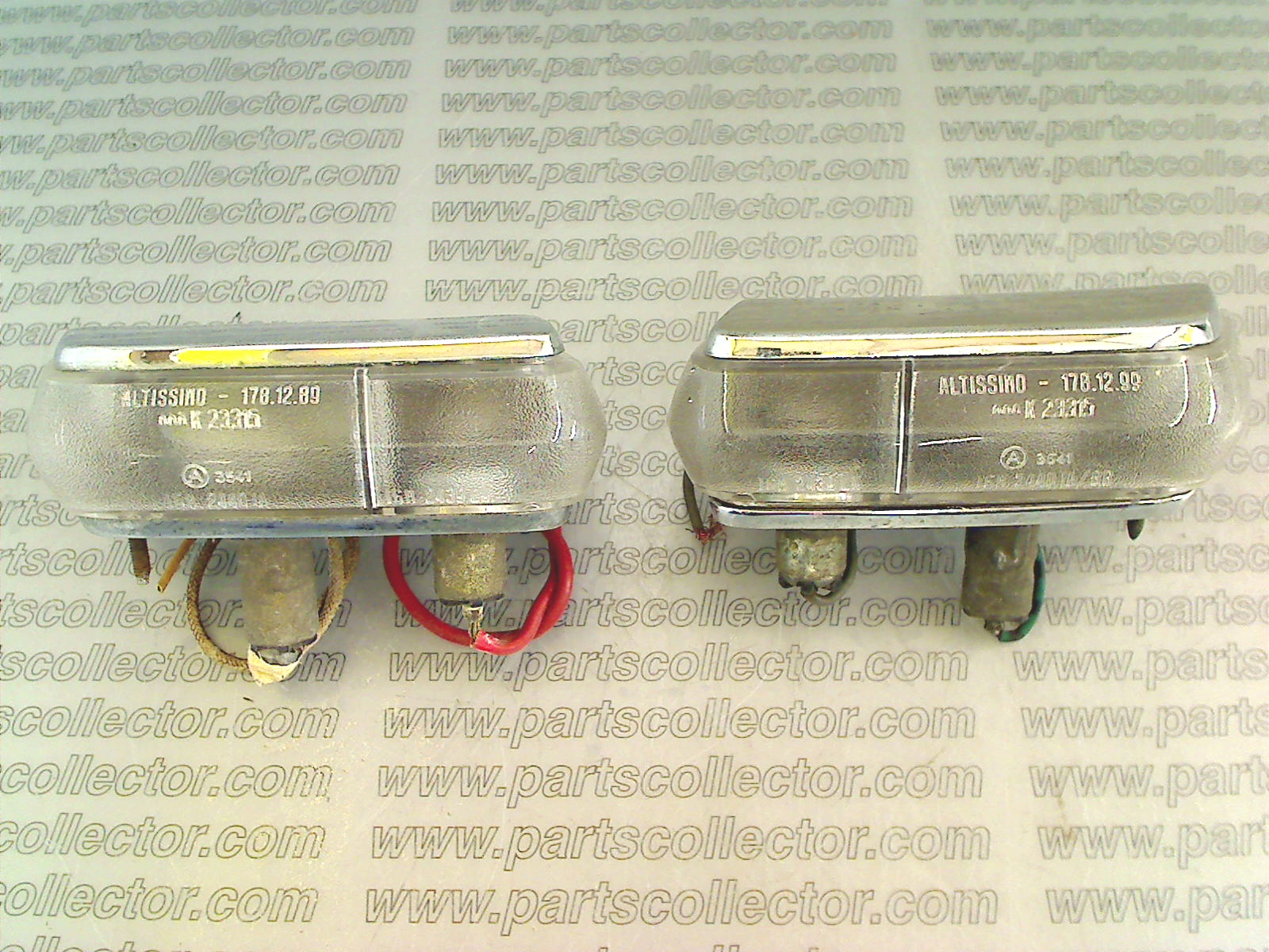 ALTISSIMO 178.01.82 - 178.01.92 Lighting system code 302 compatible with: ALFA ROMEO 2000 SPIDER - SPRINT 102.04/05, ALFA ROMEO 2600 BN - SPIDER - SPRINT 106.00/01/02, ALTISSIMO ALTISSIMO, LAMBORGHINI 350GT, LAMBORGHINI 400GT, MASERATI MISTRAL AM109