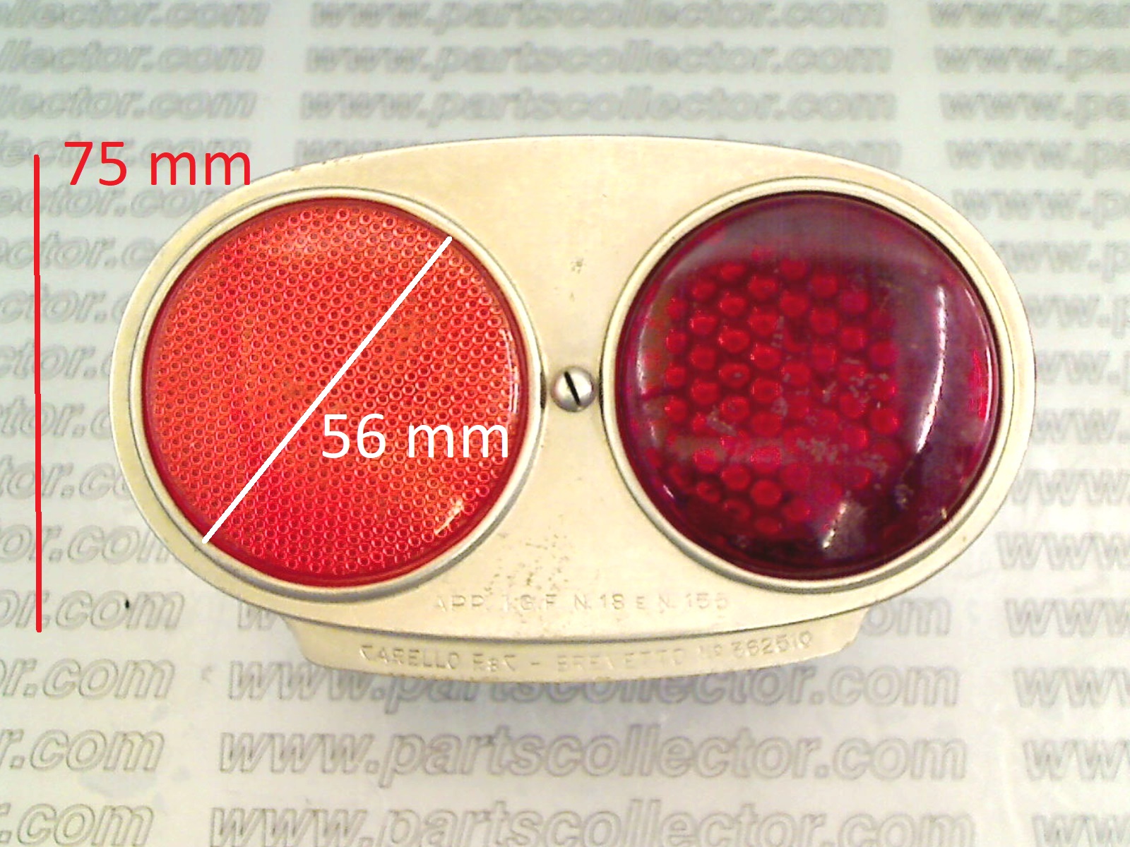CARELLO 2LCC758 Lighting system code 5767 compatible with: CARELLO CARELLO, FIAT 508, FIAT TOPOLINO