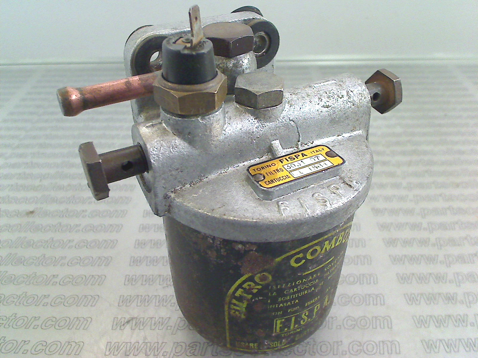 FISPA 3031.07 Fuel system - Exhaust code 13438 compatible with: ALFA ROMEO MONTREAL, FERRARI 250, LAMBORGHINI MIURA, LANCIA FLAVIA, LANCIA FLAVIA COUPE