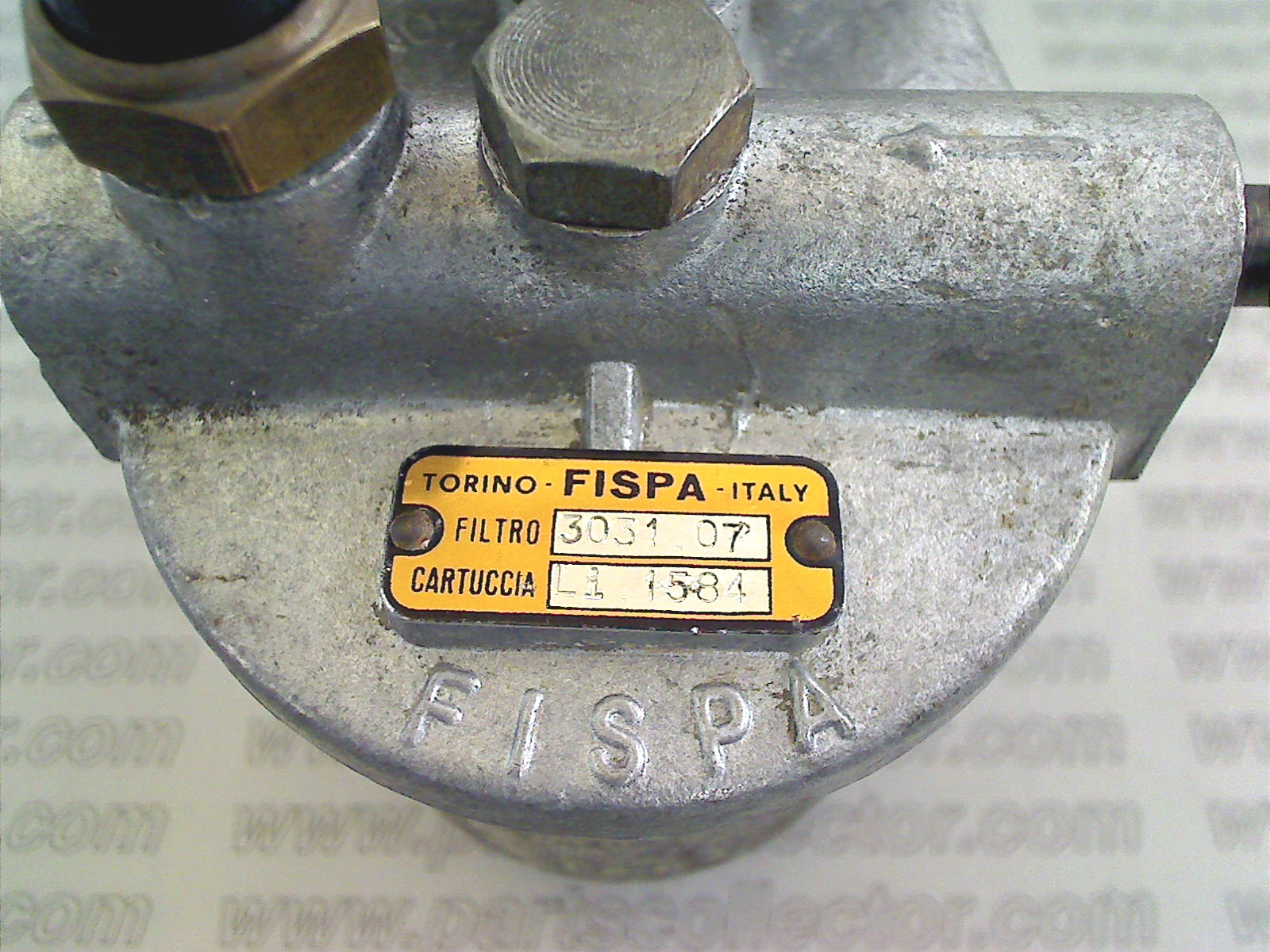 FISPA 3031.07 Fuel system - Exhaust code 13438 compatible with: ALFA ROMEO MONTREAL, FERRARI 250, LAMBORGHINI MIURA, LANCIA FLAVIA, LANCIA FLAVIA COUPE - detail view