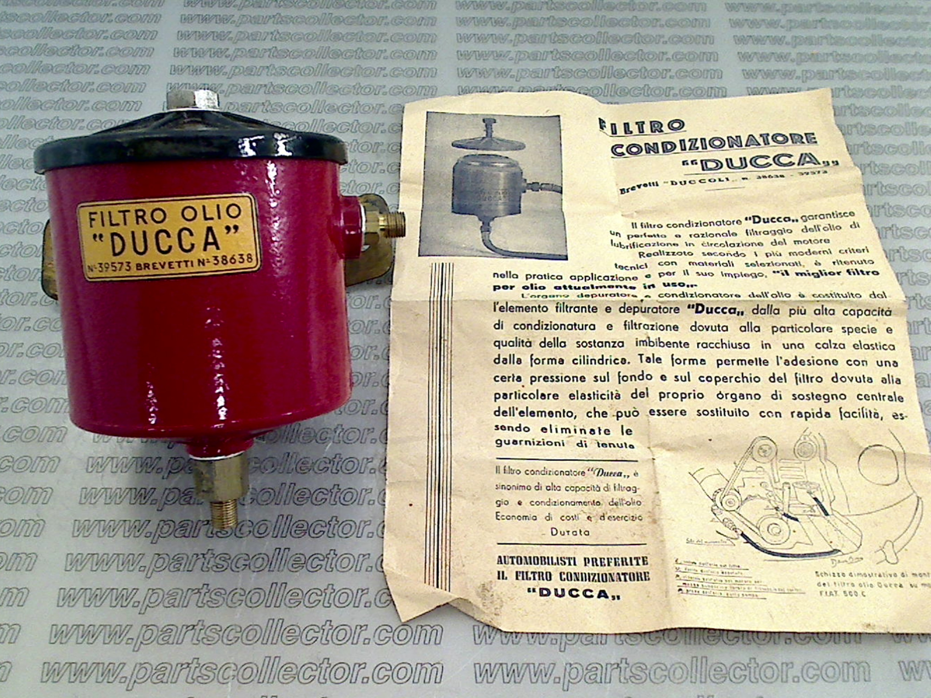 DUCCOLI 38638 - 39573 Engine code 15229 compatible with: FIAT 500 - detail view