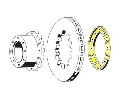 MASERATI 65873 Brake system code 17899 compatible with: MASERATI INDY AM116 - additional view