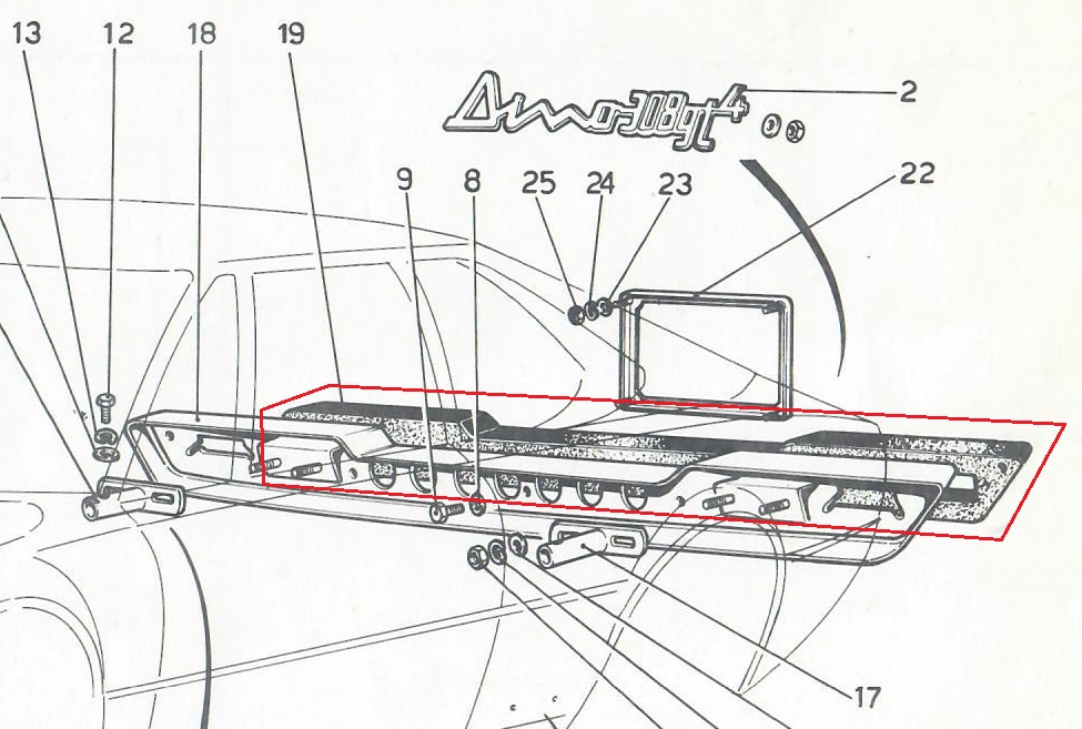 FERRARI 0400181 Car body code 14535 compatible with: FERRARI 308 GT4