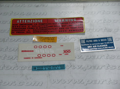 PARTSCOLLECTOR  Accessories  - Automobilia code 672 compatible with: FIAT 500