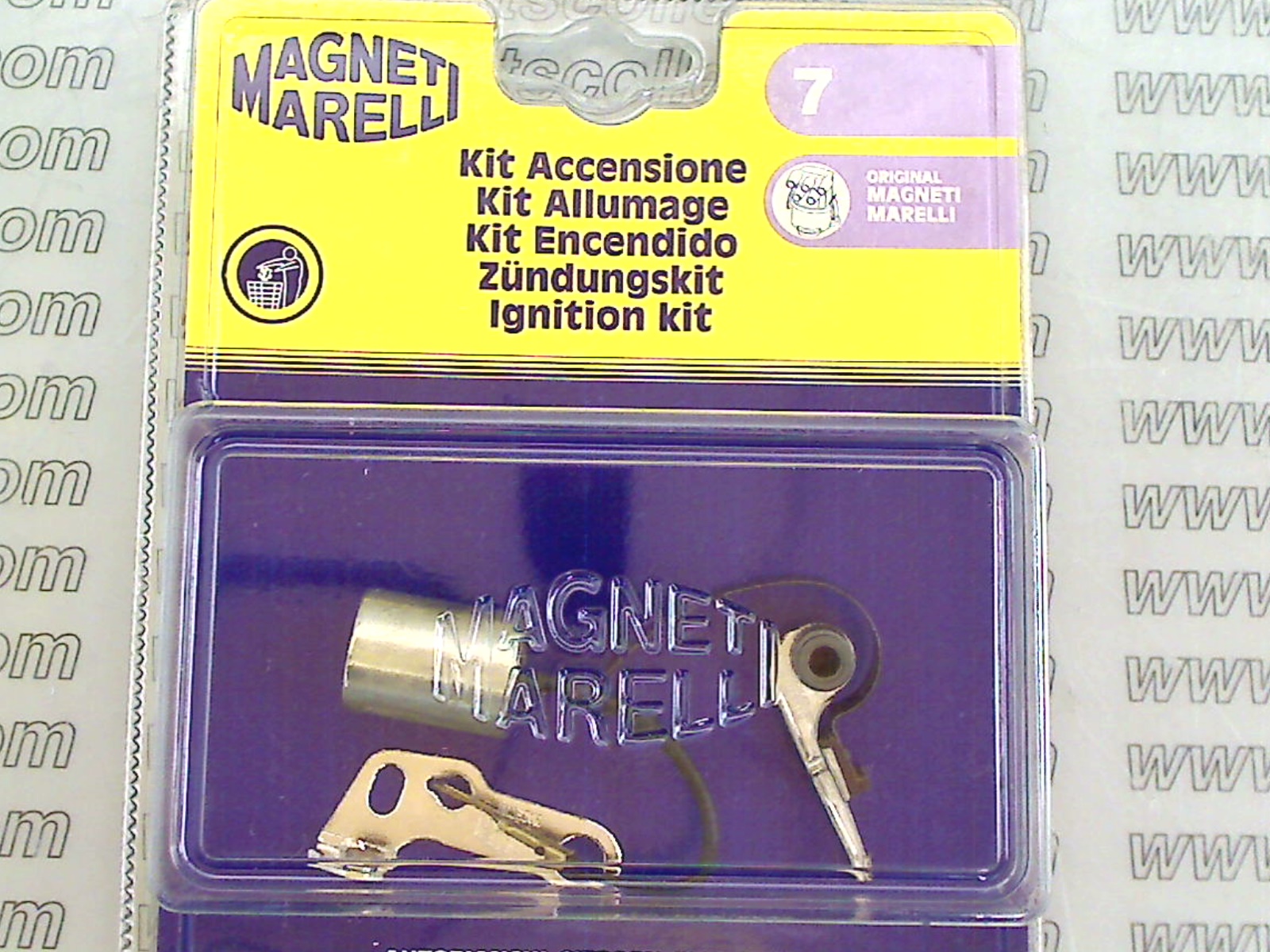MAGNETI MARELLI 940 039 007 010 Ignition code 11843 compatible with: ABARTH A112, AUTOBIANCHI A112, FIAT 127, FIAT 131, FIAT 132, FIAT 850, FIAT 900 T, FIAT ARGENTA